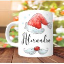 Mug Père Noël prénom - Cadeau de Noël