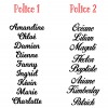 choix police écriture