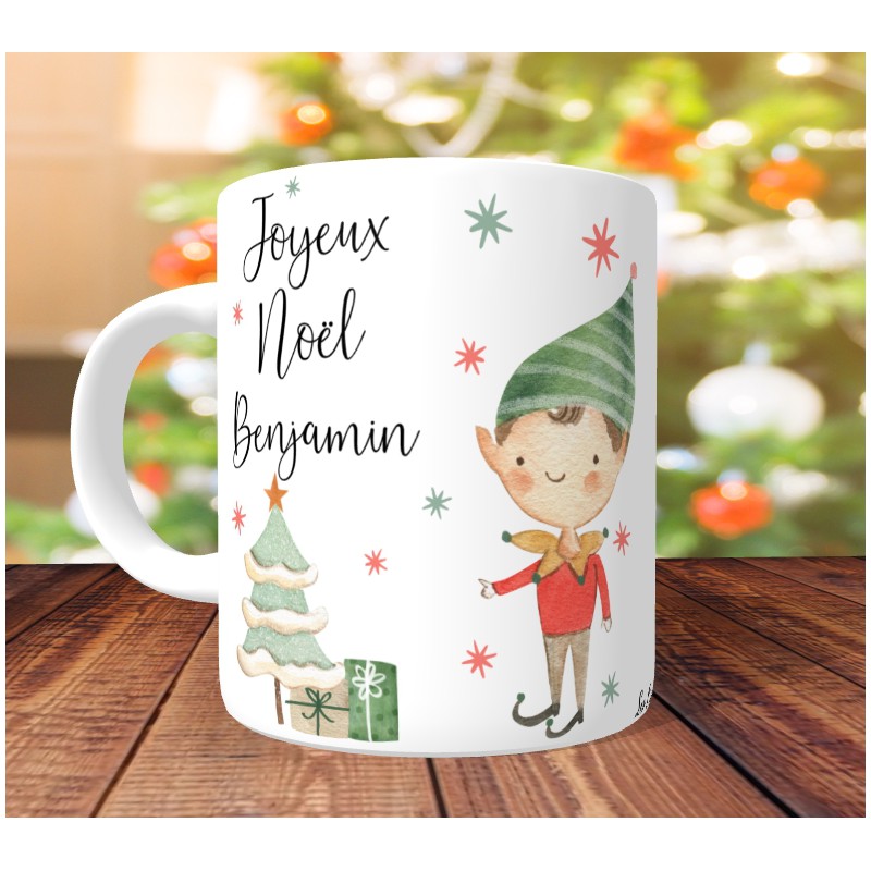 Mug Père Noël - Joyeux Noël - Mug Cadeau Noël