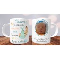 Mug Naissance Modele Lapin - Avec photo - Personnalisable