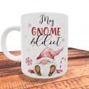 Mug Gnome Addict personnalisé - Prénom