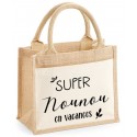 Petit Sac cadeau Nounou en vacances