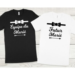 T shirt Equipe du marié - Futur Marié Noeud papillon