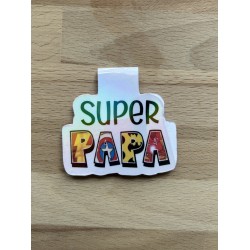 Marque page Super Papa
