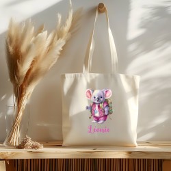 Tote Bag Sac à cahiers personnalisé Koala