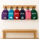 Sac à dos personnalisé enfant - Prénom et motif - Choix des couleurs - Précommande rentrée crèche et maternelle