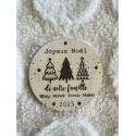 Boule de Noël personnalisée Famille – Gravure Sapin & Prénoms