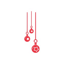 3 Boules de noël Étoiles