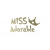 Texte thermocollant "Miss adorable"