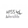 Texte thermocollant "Miss adorable"