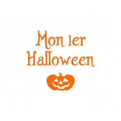 Texte thermocollant "Mon premier Halloween"