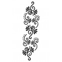 Appliqué en flex thermocollant "Motif Henné V2"