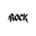 Texte en flex thermocollant "Rock"