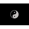 motif yin yang en flex thermocollant 