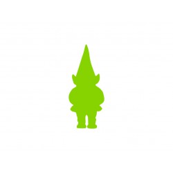 Appliqué en flex thermocollant "Silhouette gnome"