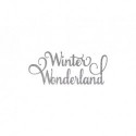 Texte en flex thermocollant "Winter wonderland"