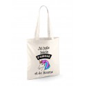 Tote Bag "Amour et Licorne" modèle 2