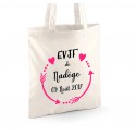 Tote Bag EVJF avec prénom et Date de l'évènement