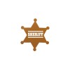 appliqué thermocollant badge sheriff