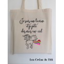 Tote Bag Je suis une licorne