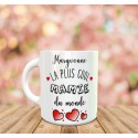 Mug personnalisable La plus cool mamie du monde avec prénom