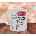 Mug Happy Day cat