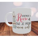 Mug AESH - Vivement la recré