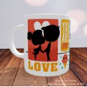 Mug Love mots d'amour - Impression Recto/Verso