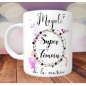 Mug personnalisé Super Témoin- impression recto verso