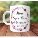 Mug Super Témoin - Personnalisé prénoms et date 