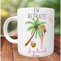 Mug En Retraite... je me la coule douce - Cadeau retraite 