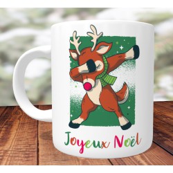 Mug Rennes Rudolph DAB - Mug cadeau de Noël