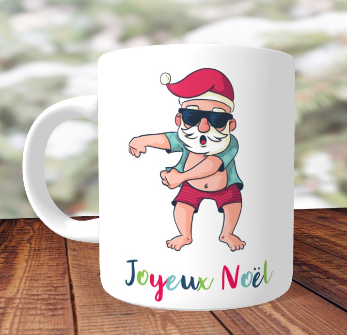 Mug Joyeux Noël - Père Noël - Cadeau Noël