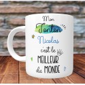 Mug Meilleur Tonton du monde - PERSONNALISABLE - Cadeau Naissance