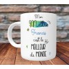 Mug Meilleur Tonton du monde - PERSONNALISABLE - Cadeau Naissance