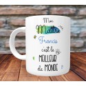 Mug Meilleur Maître du monde - PERSONNALISÉ - Cadeau fin d'année