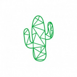 Cactus Origami en flex thermocollant