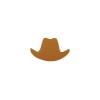 appliqué thermocollant chapeau cowboy